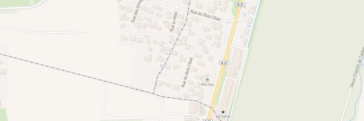 Plan du 11 Rue du Bois Cibat à Orleix