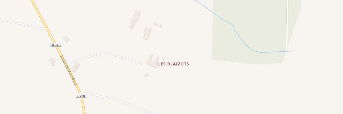 Plan du 4 Les Blaizots à Saint-Vivien-de-Monségur