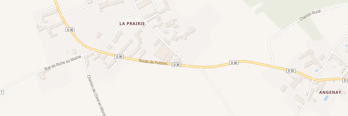 Plan du 18 Rte de Poitiers à Vouzailles