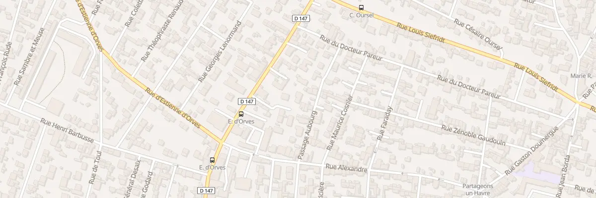 Plan du 72B Rue Irène Joliot-Curie au Havre