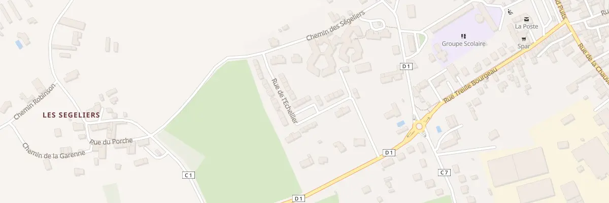 Plan du 17 Rue de l’Echellier à Sauzé-entre-Bois
