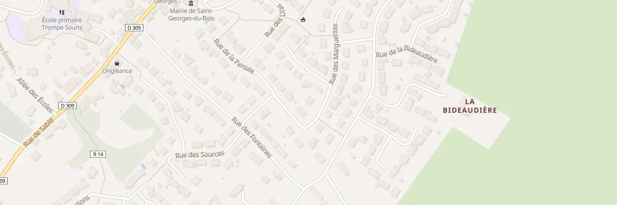 Plan du 11 Rue des Marguerites à Saint-Georges-du-Bois