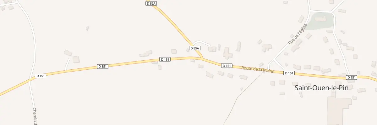 Plan du 1135 Rte de la Mairie à Saint-Ouen-le-Pin