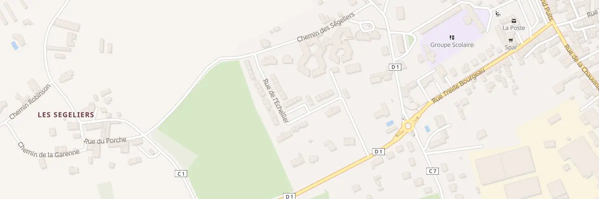 Plan du 19 Rue de l’Echellier à Sauzé-entre-Bois