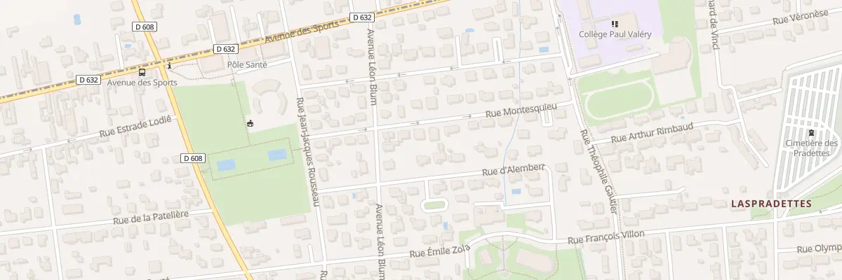 Plan du 13 Rue Montesquieu à Séméac