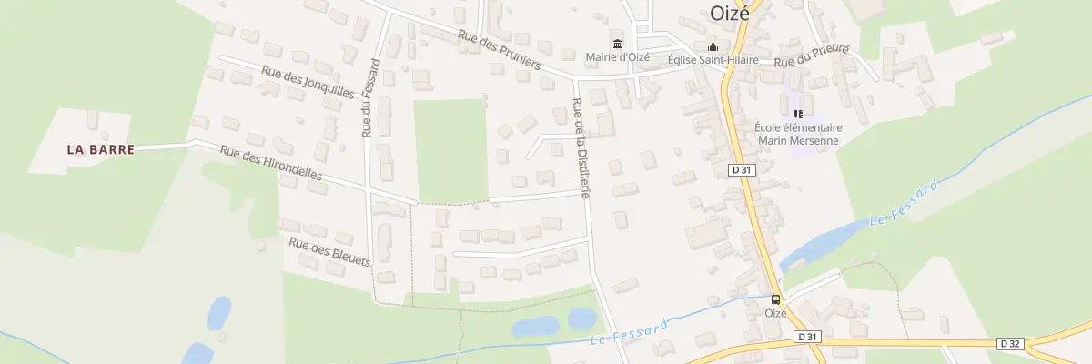 Plan du 1 Cité Leroy à Oizé