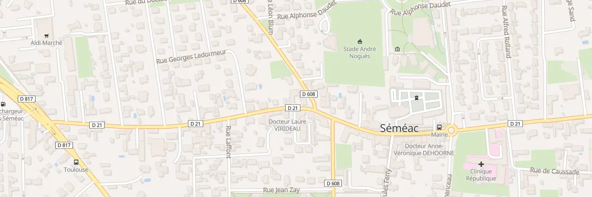 Plan du 36 Rue de la République à Séméac