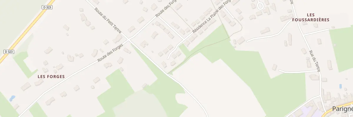 Plan du 23 Res La Plaine des Forges à Parigné-le-Pôlin