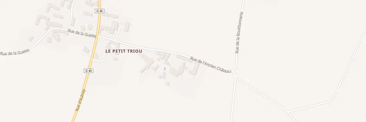 Plan du 16 Rue de l’Ancien Château à Angliers