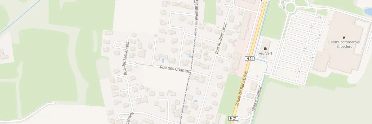 Plan du 6 Lot Clair Logis à Bours