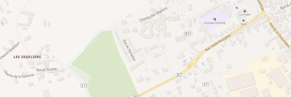 Plan du 21 Rue de l’Echellier à Sauzé-entre-Bois