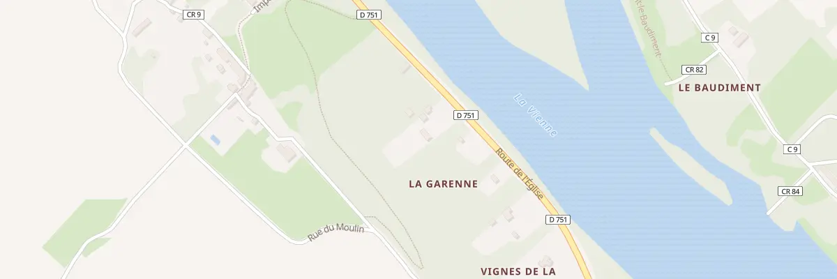 Plan du 11 Rte de l’Église à Saint-Germain-sur-Vienne