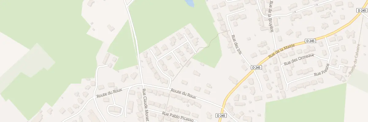 Plan du 5 Imp des Nénuphars à Trangé