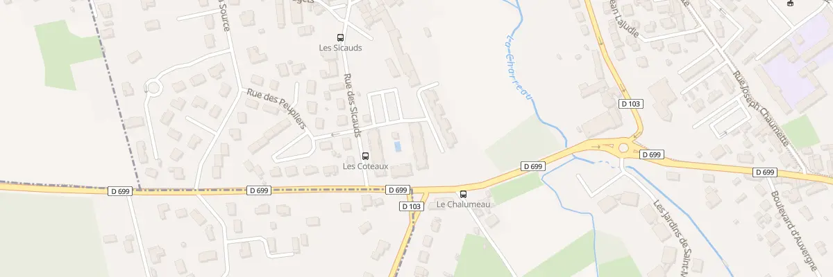 Plan du 1 Rue des Sicauds à Saint-Michel
