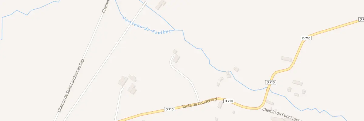 Plan de Mimbeville à Saint-Lambert-sur-Dive