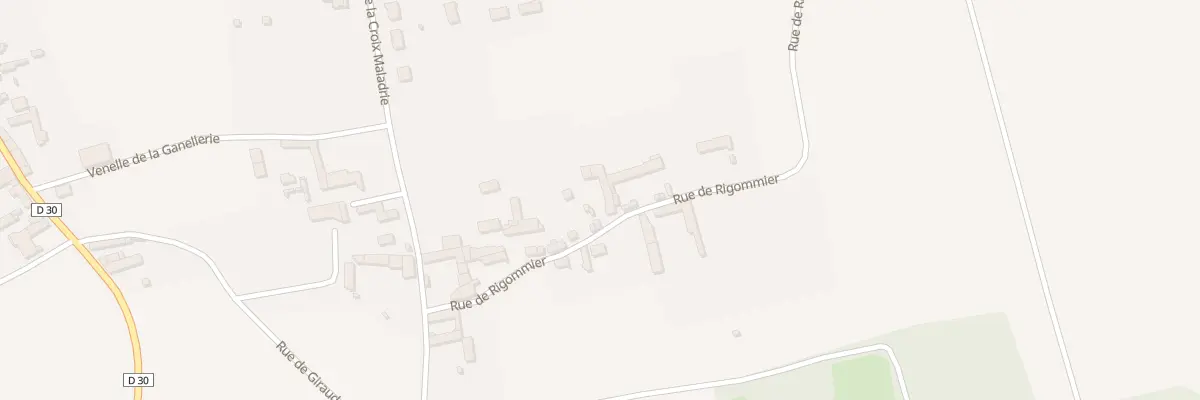 Plan du 8 Rue de Rigommier à Vouzailles