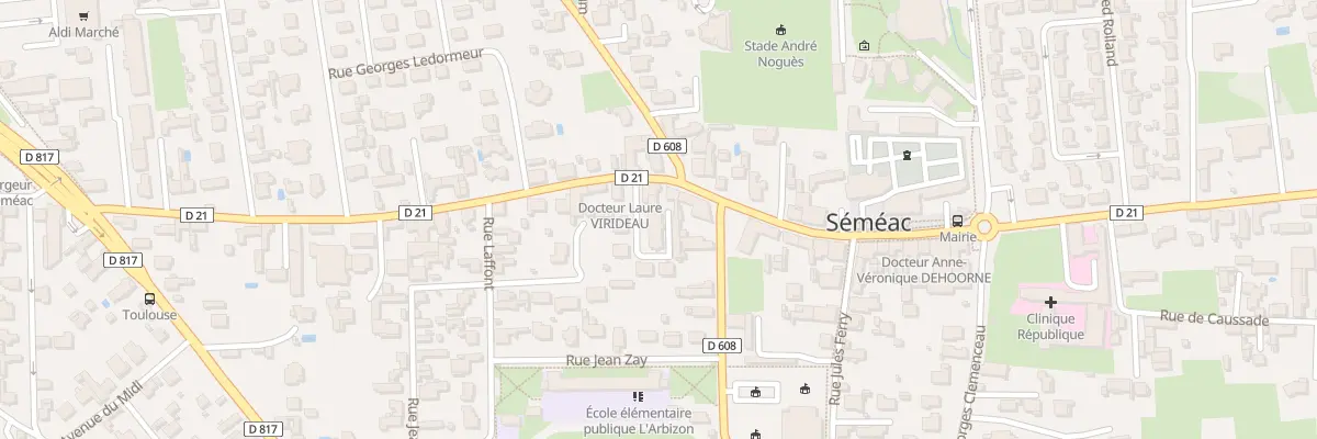 Plan du 31 Rue de la République à Séméac