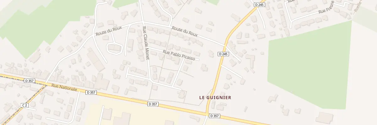 Plan du 10 Rue Pablo Picasso à Trangé