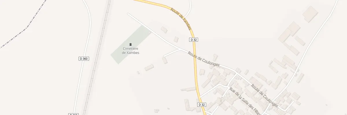 Plan du 5159 Sur Coulonges à Xambes