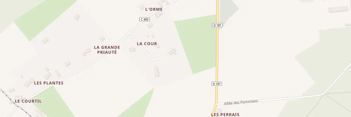 Plan du 6 Imp de la Cour à Parigné-le-Pôlin