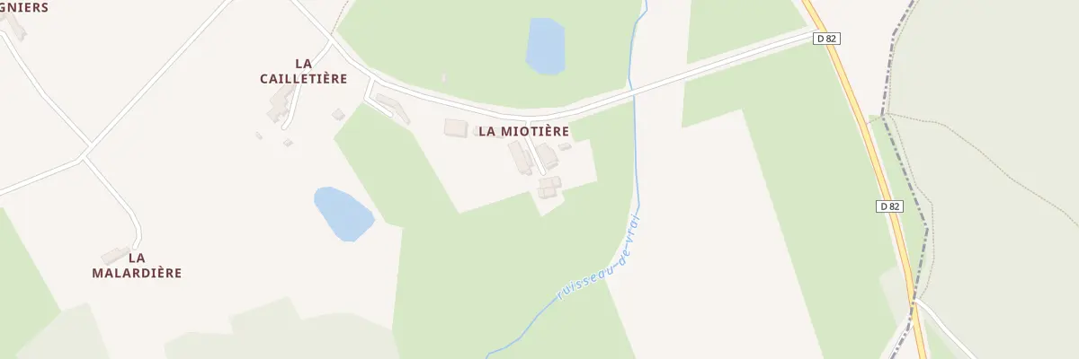 Plan du 5068 La Miottiere à La Chapelle-Saint-Fray