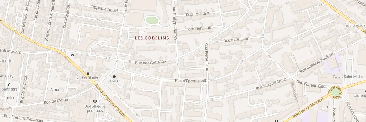 Plan du 34 Rue des Gobelins au Havre