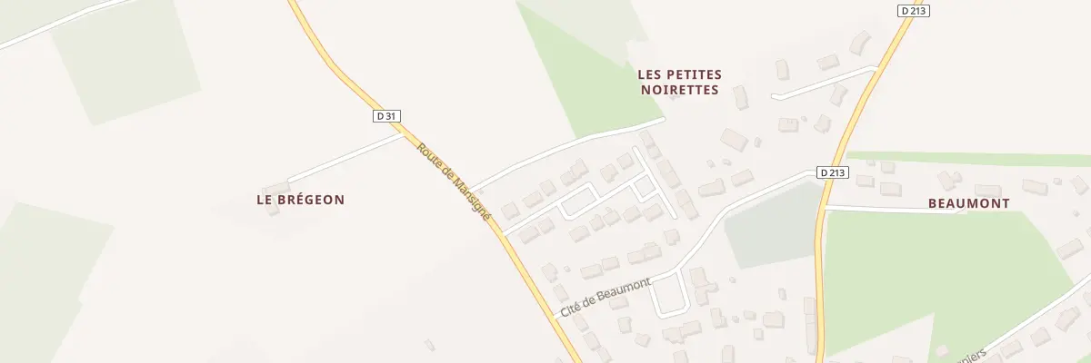 Plan du 6 Imp des Noirettes à Oizé