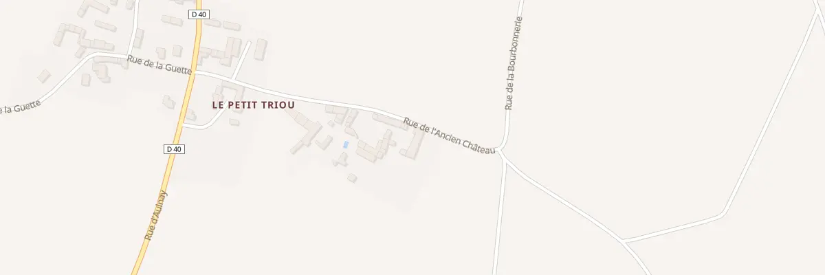 Plan du 20 Rue de l’Ancien Château à Angliers