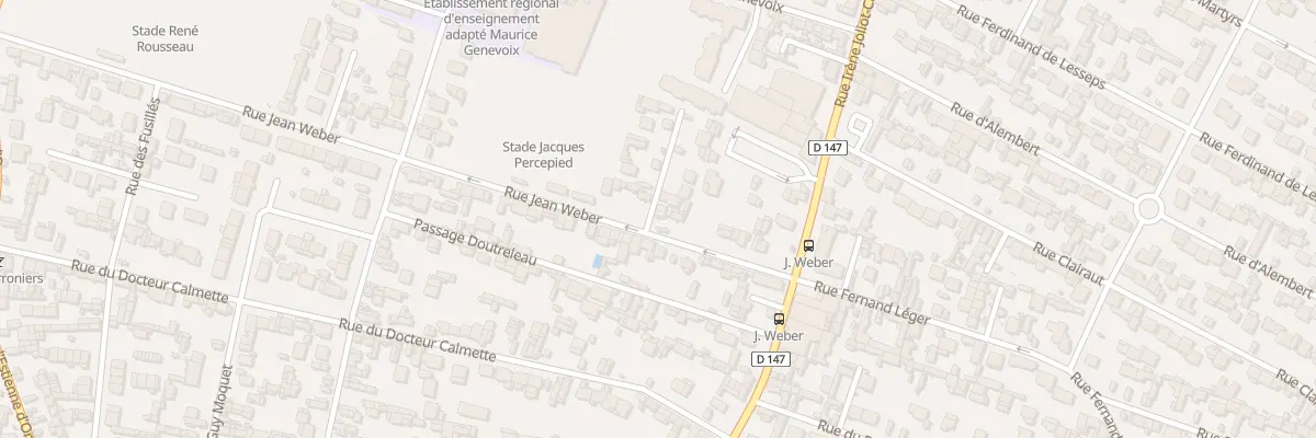Plan du 91 Rue Jean Weber au Havre