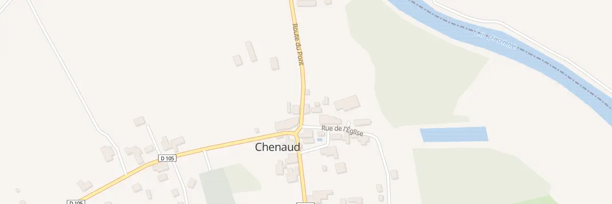 Plan du 6 Le Bourg de Chenaud à Parcoul-Chenaud
