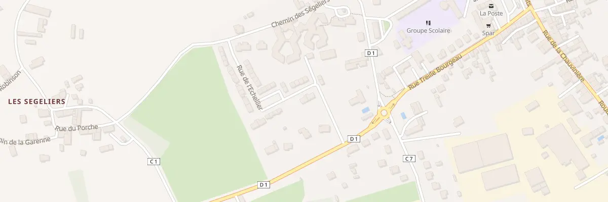 Plan du 42 Rue de l’Echellier à Sauzé-entre-Bois
