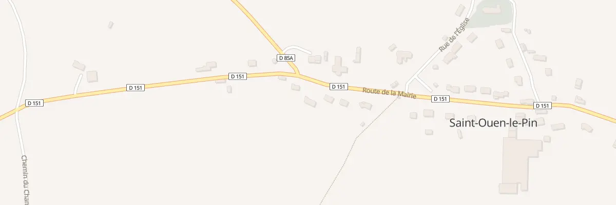 Plan du 1065 Rte de la Mairie à Saint-Ouen-le-Pin