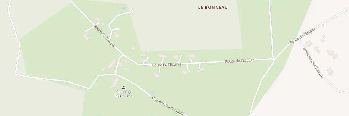 Plan du 1716 Rte de l’Ecuyer à Eygurande-et-Gardedeuil