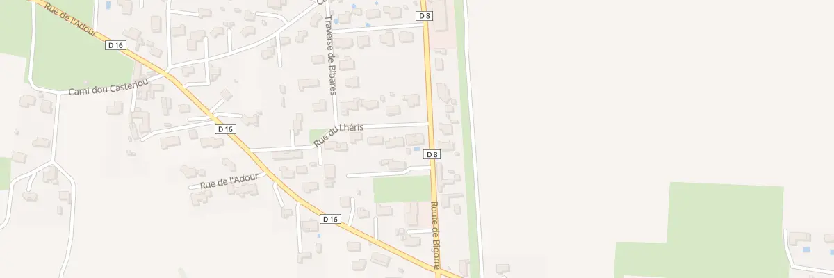 Plan du 1 Rue du Lhéris à Bernac-Debat