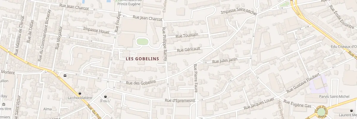 Plan du 4 Rue Géricault au Havre