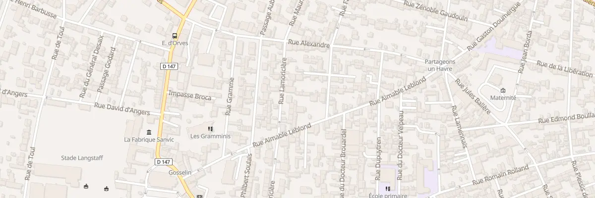 Plan du 37 Rue Aimable Leblond au Havre
