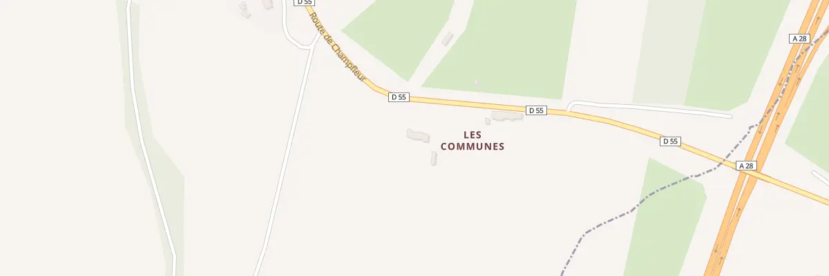 Plan du 2 Les Communes à Arçonnay