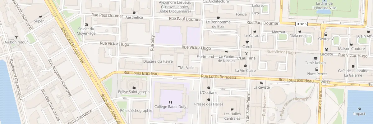 Plan du 59 Rue Dicquemare au Havre