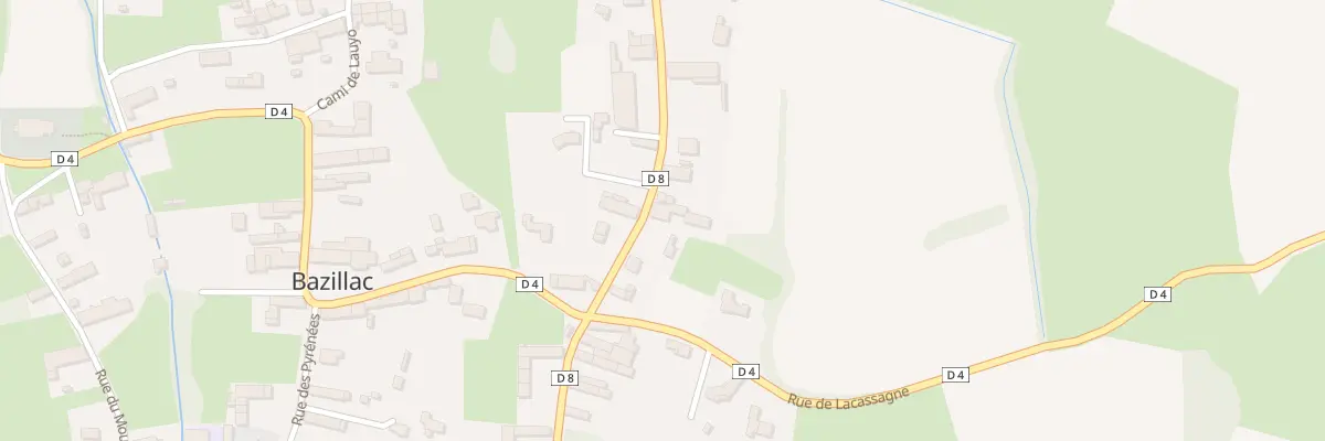 Plan du 8 Rue des Preux et des Maréchaux à Bazillac