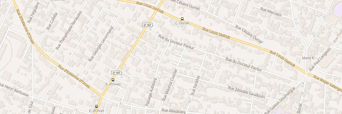 Plan du 23 Rue Maurice Cosnier au Havre