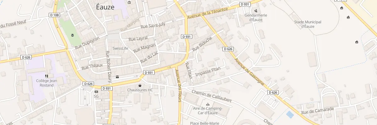 Plan du 1 Rue Fitan à Eauze