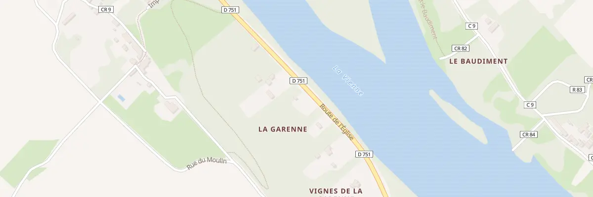 Plan du 165 La Garenne à Saint-Germain-sur-Vienne