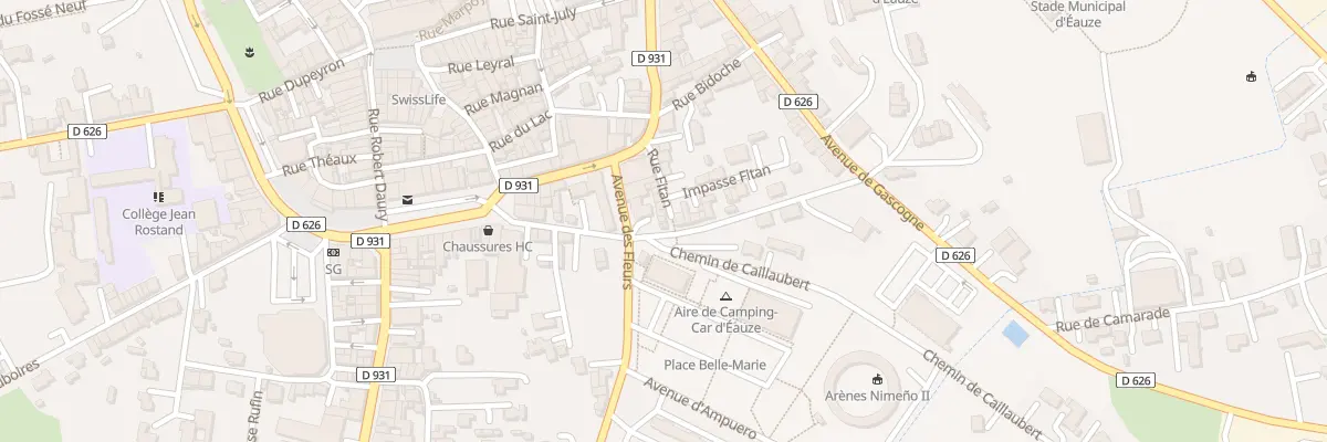Plan du 12 Rue Fitan à Eauze
