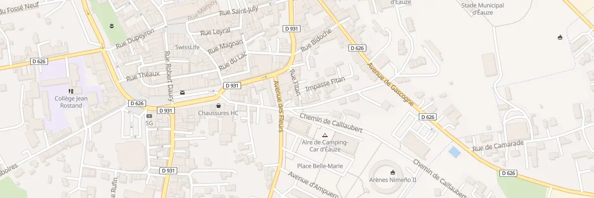 Plan du 10 Rue Fitan à Eauze