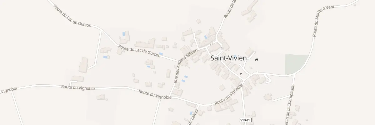 Plan du 39 Le Bourg à Saint-Vivien
