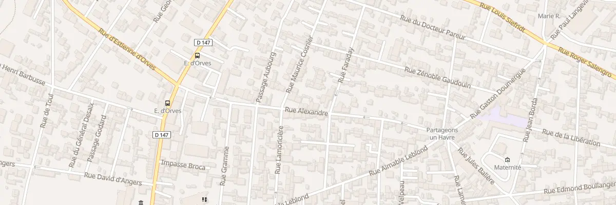 Plan du 37 Rue Alexandre au Havre