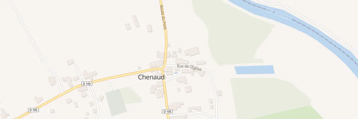 Plan du 5 Rue de l’Eglise à Parcoul-Chenaud