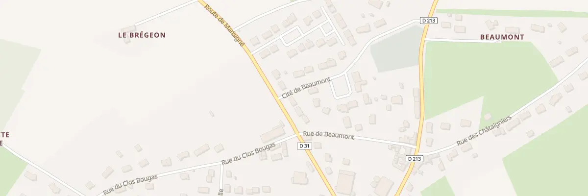 Plan du 24 Rue du Stade à Oizé