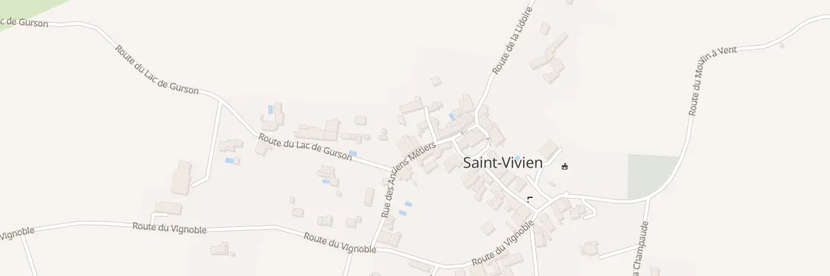 Plan du 8A Le Bourg à Saint-Vivien