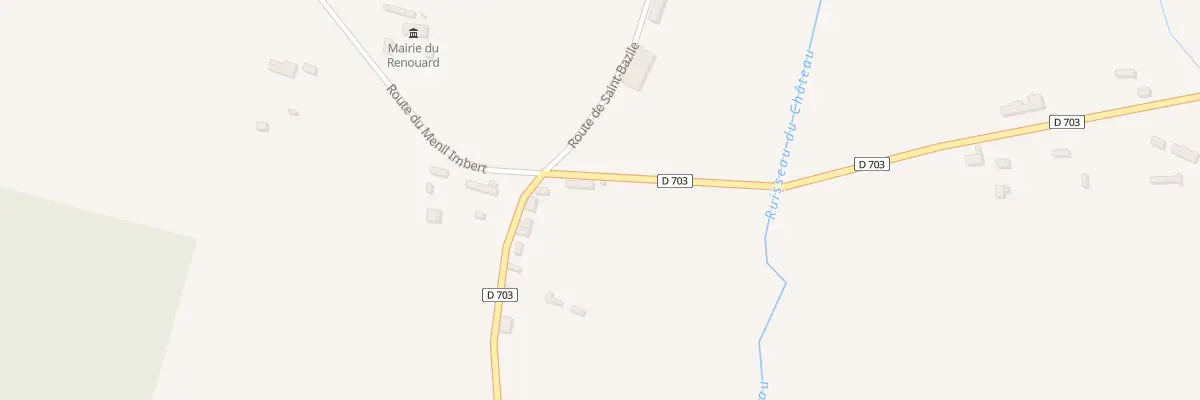 Plan du 4 Rte du Village des Parcs au Renouard